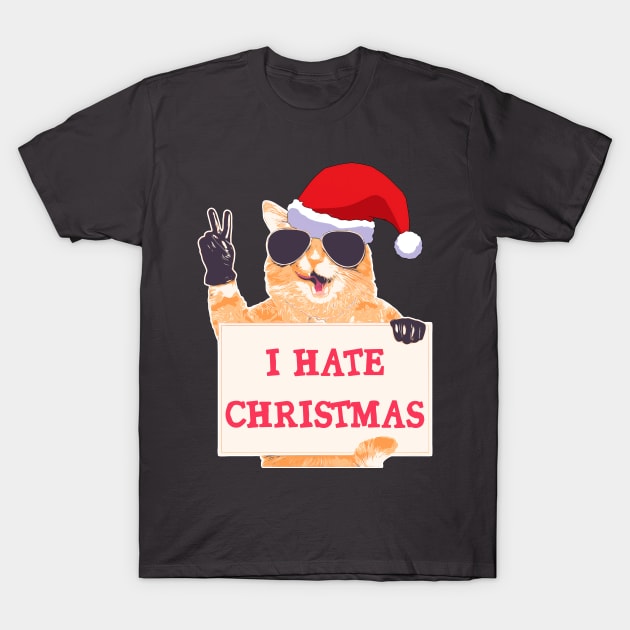 I Hate Christmas T-Shirt by Shelie Senpai